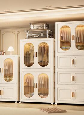 免装加厚挂服衣款折式塑料收纳柜叠子安家用卧室分层儿童衣AFP储