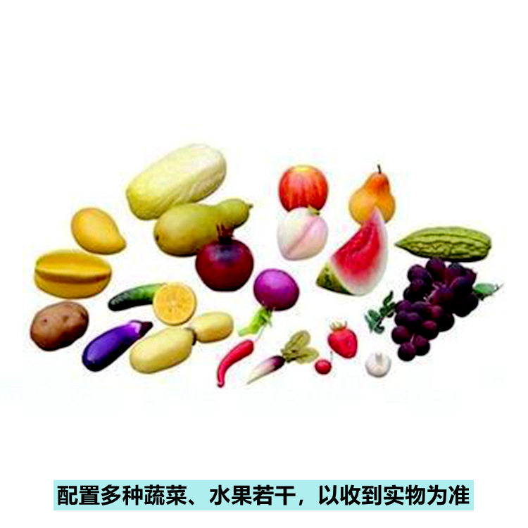 仿真水果蔬菜套装 儿童感知认知早教特教康复作业训练器材