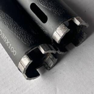 跨境金刚石钻头护壁干钻头M14~5/8-11花岗岩开孔器烧结波纹齿钻头