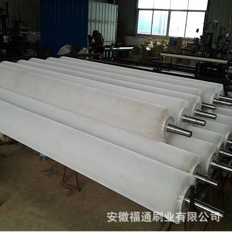 厂家直供工业机械毛刷辊尼清机扫器龙毛刷辊丝玻璃钢清洗468辊刷
