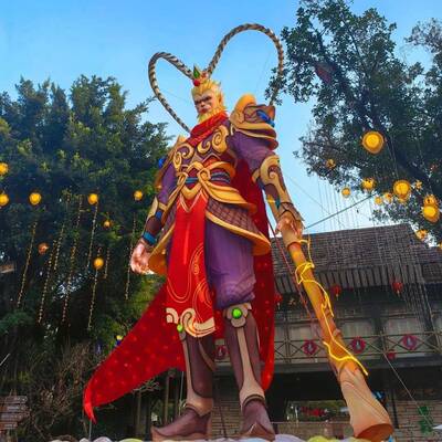 黑神灯话悟空SGF大型花灯笼景区景户外防水摆件场布饰置装景区摆