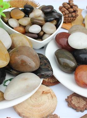 鹅卵石10934雨石花石石石子铺路鱼缸花小盆鹅软石庭原院装饰园艺