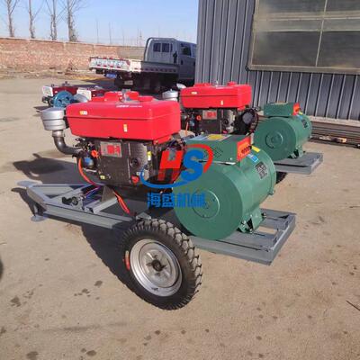 15千瓦柴油发机组单缸电1匹柴油15kw发电机38015千瓦发户外施工发