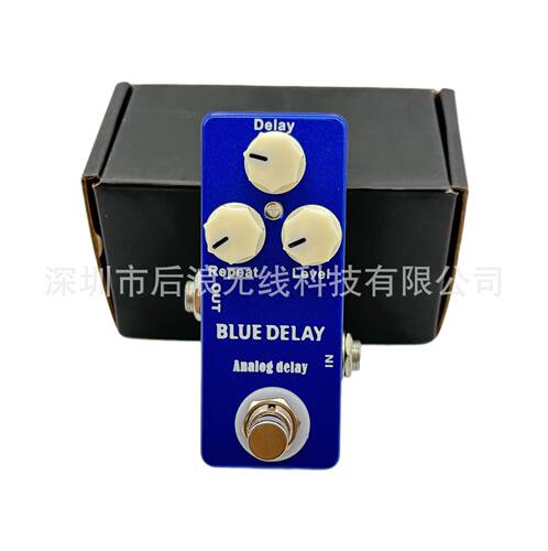 MOSKY深蓝延迟迷你单块效果器电吉他木吉他通用模拟延时专业配件
