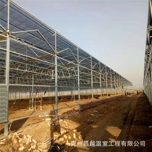 山东厂家直销生产温室大棚热镀锌钢管骨架设计建造农业观光度假村