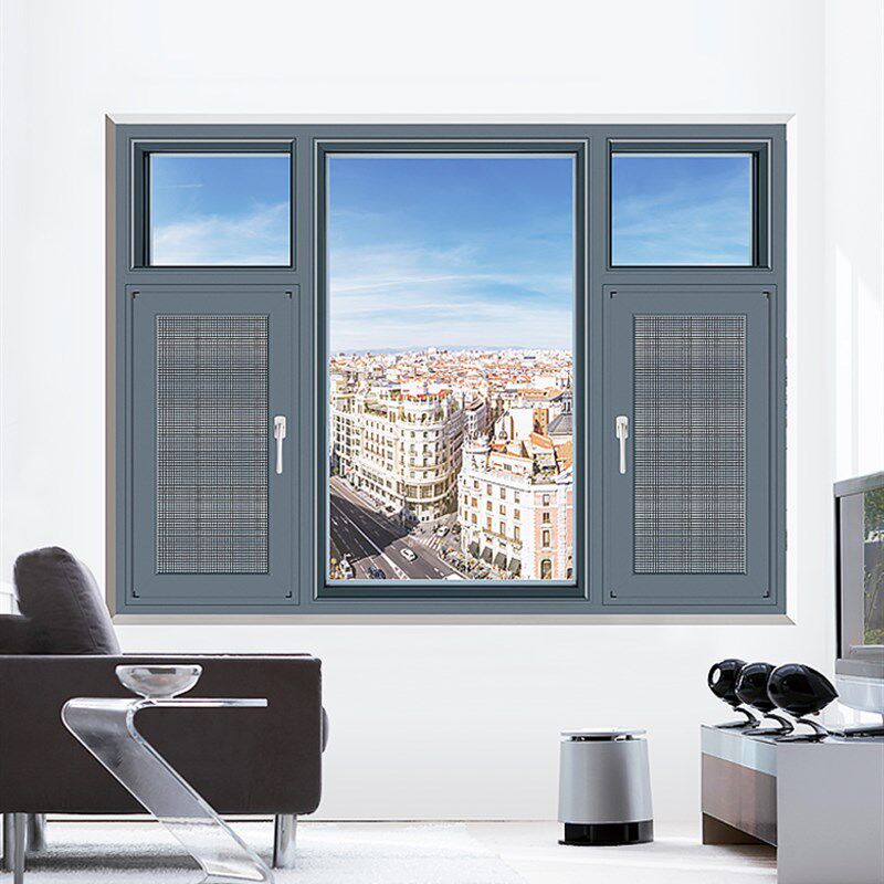 富轩门窗 铝合金阿瑞斯断桥铝平开窗封阳台落地玻璃窗户卧室定制