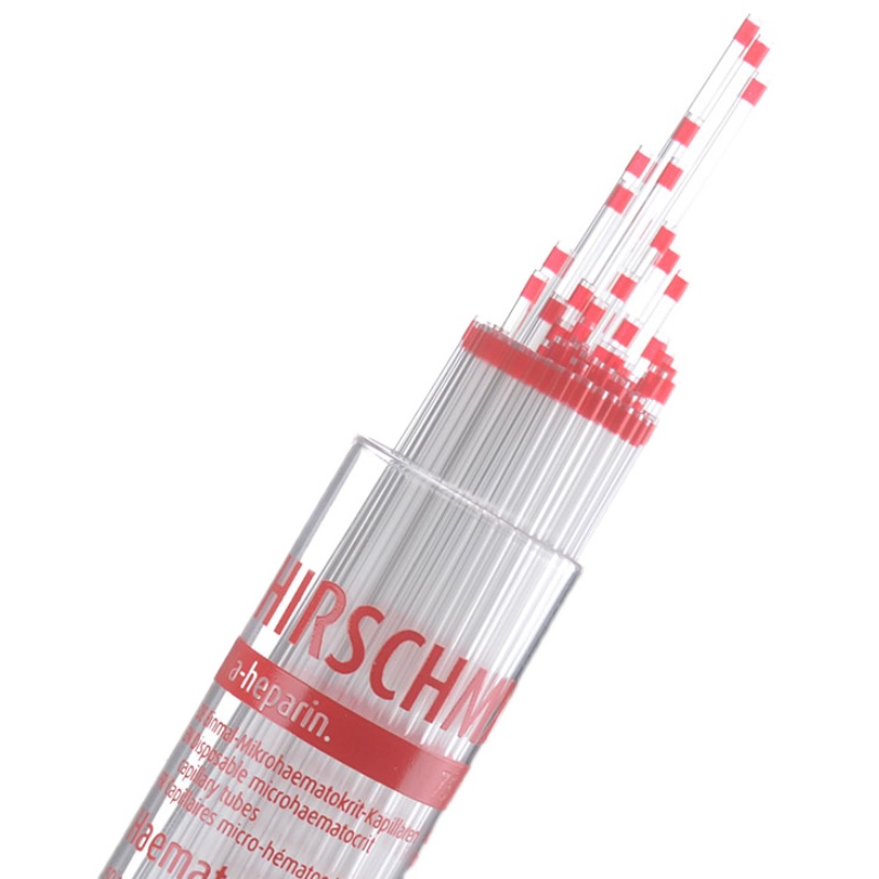 小鼠眼眶內眦采血 微量血球容积计毛细管一次性玻璃毛细管肝素化