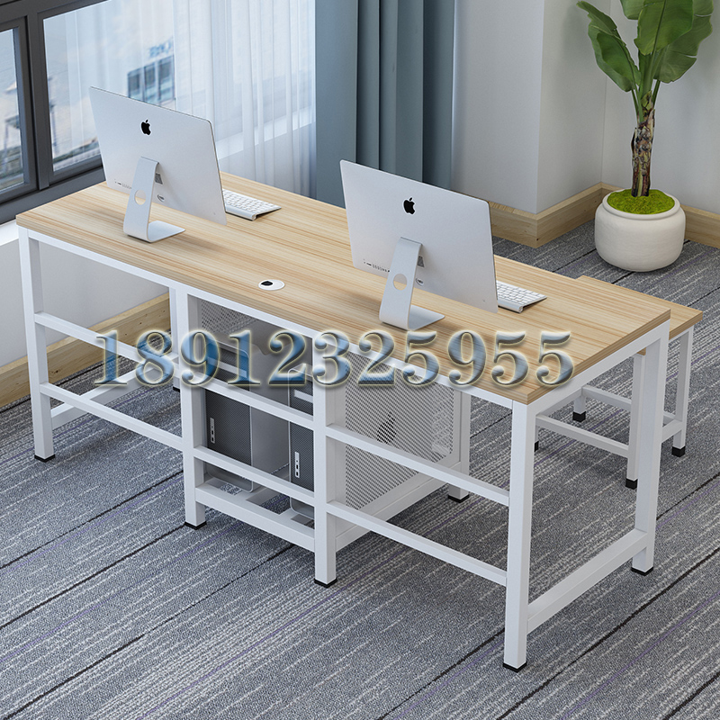 学校机房台式人电脑桌椅教师办公培训班微机室辅导课桌单人办公