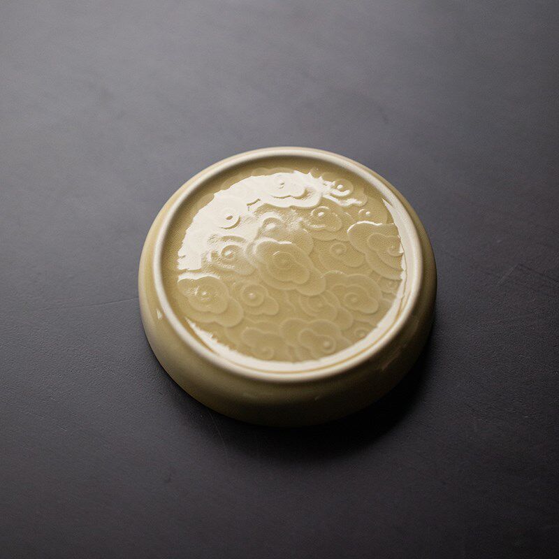 壶承盖置仿古器茶托盘家用茶具配件茶杯托盘茶杯垫茶杯垫茶杯垫子