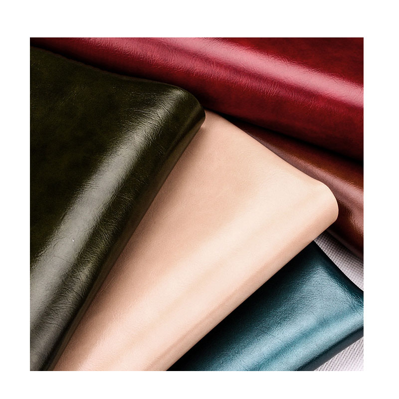 油蜡皮超纤皮革面料沙发软包硬包加厚耐磨仿pu皮料人造革面料