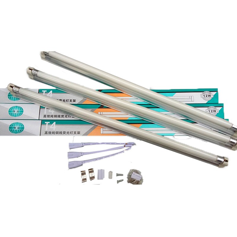 T彩色灯管T5日光灯管红黄蓝绿白色灯管支架8WW1W1W21W2W28W