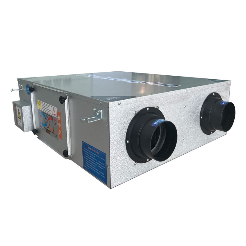 向流全热交换器新风机空气净化家用吊顶新风换气机商用新风厂家
