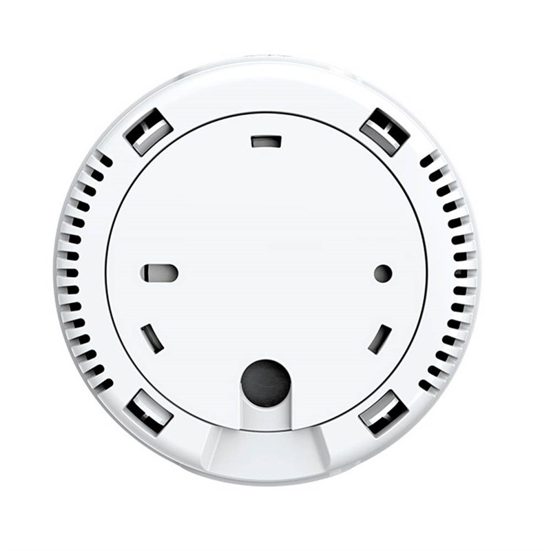 Tuy涂鸦智能燃气报警器可燃气体温度传感器钟表显示带铃联动