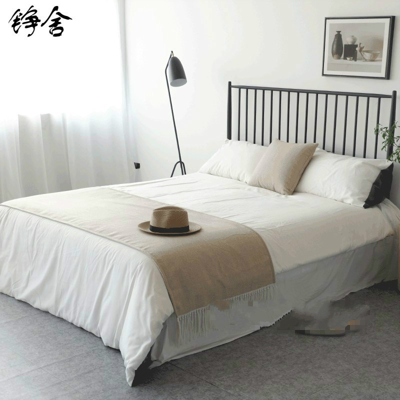 现代新款铮舍沙发毯床尾毯in搭毯搭巾空调毯盖毯米咖色民宿床旗
