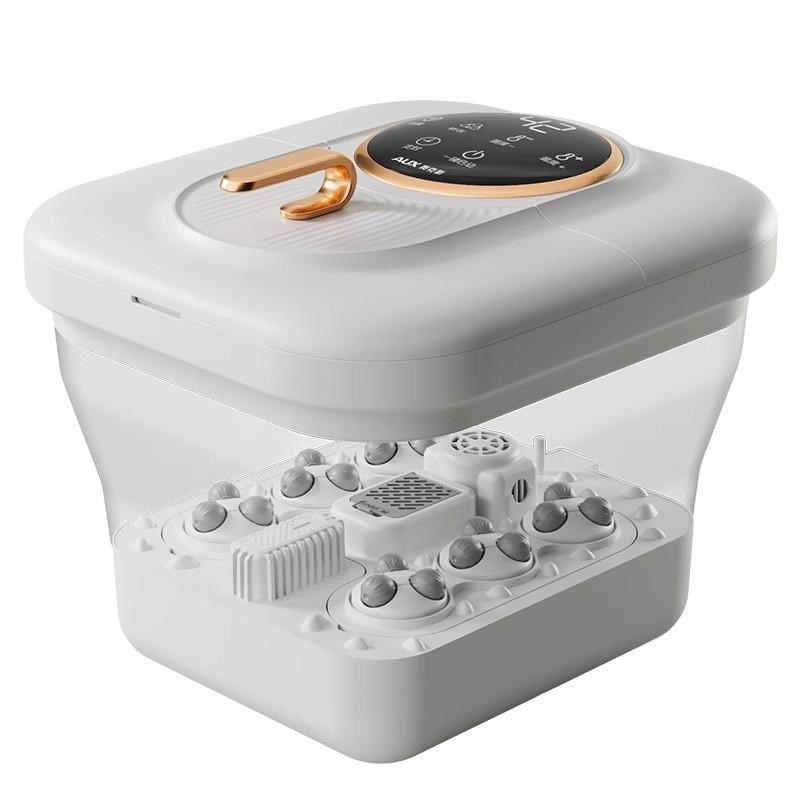 德国泡脚桶2新款可折叠家用电动按摩加热恒温洗脚桶全自动足浴盆