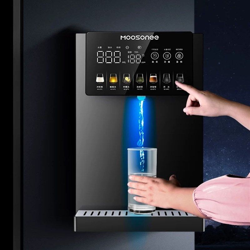 管线机饮水机2024新款家用壁挂式接桶装水餐边柜台式直饮机速热机