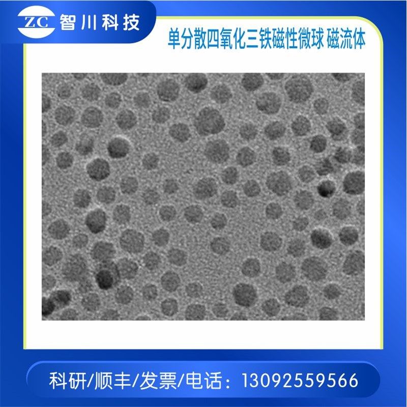 单分散四氧化三铁纳米微球 磁流体 生物磁珠