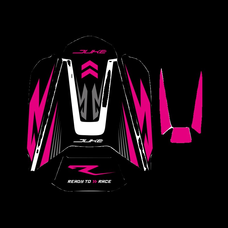 适用DUKE/890改装后驼峰拉花贴花防水保护贴膜装饰版画贴纸