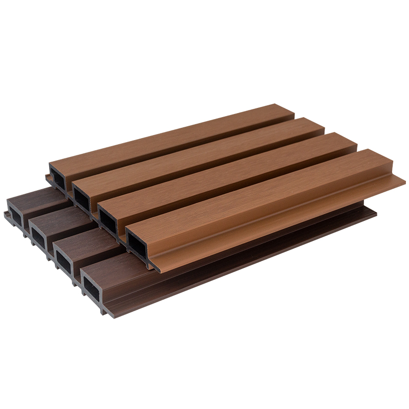 室外防腐长城板凹凸形格栅 共挤木塑护墙板阳台吊顶围栏装饰扣板