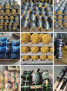 挖掘机盘配件四轮一带犀75-9LUH支重轮牛斗底马拉头轴套轴千秋架