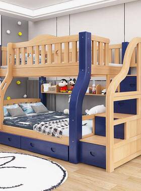 实木母子母床双层床两ZON层上床下床铺上下床高低床儿童成人子床