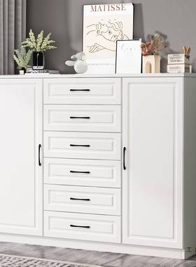 客实木斗柜收纳柜物卧室五斗抽屉柜多功能厅储柜柜电视柜家用LDV