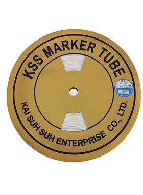 KSS号码列管CDS空白胶管MRC系PV标记套管梅花管白色线O号管