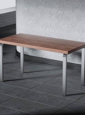 腿不锈钢桌吧台支撑岛台支架书桌架餐台脚梳妆台实木大XTX桌板金