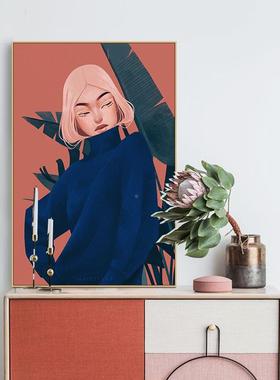 尚时美客女样板房别墅厅装饰画人小众服装店工作室娱物乐场202112