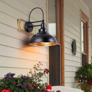 爆款带感应农村壁灯黑色工无品牌/业复古吧酒乡特色民宿舍门廊