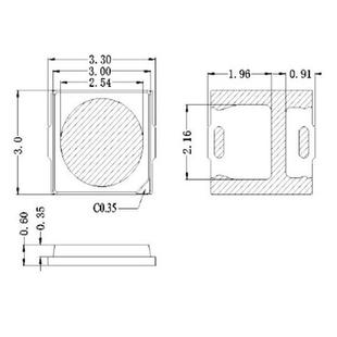 厂家直销30高30压光灯白珠36VZRM1W30MA显指80亮度100 12L0M