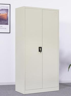 文件料柜铁皮办公钢制财凭证柜资带锁2门多用ME4894储物柜衣更员