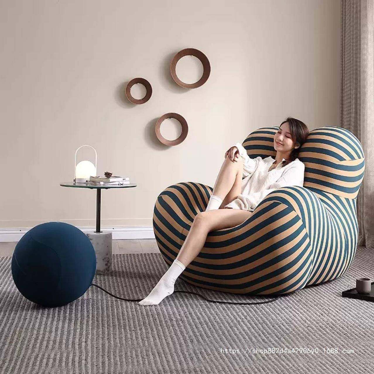 妈妈的简易沙发椅多功能轻奢儿童单人休闲椅现代简约网红懒人沙发,3C数码配件,其它配件,淘宝优惠券,粉丝福利购,淘宝优惠卷