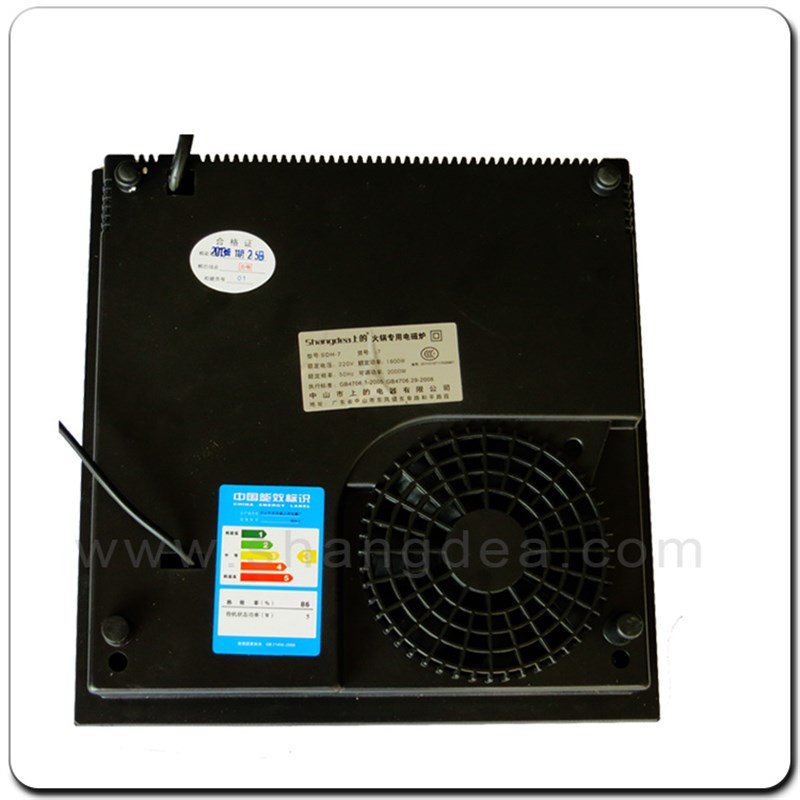 上的牌商用火锅电磁炉嵌入式火锅餐桌 多人一锅 SD-7