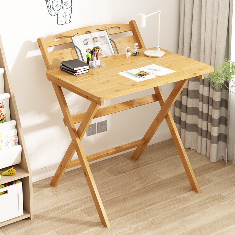 儿童学习桌家用可折叠学生写字书桌多功能简易课桌非实木桌椅