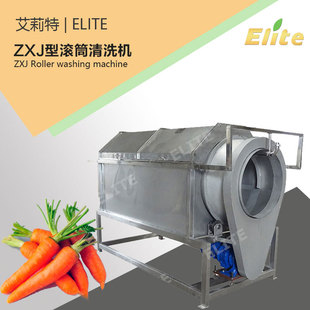 毛刷清洗去皮机果蔬清洗胡萝卜去皮红薯土豆脱皮设备滚筒清洗机