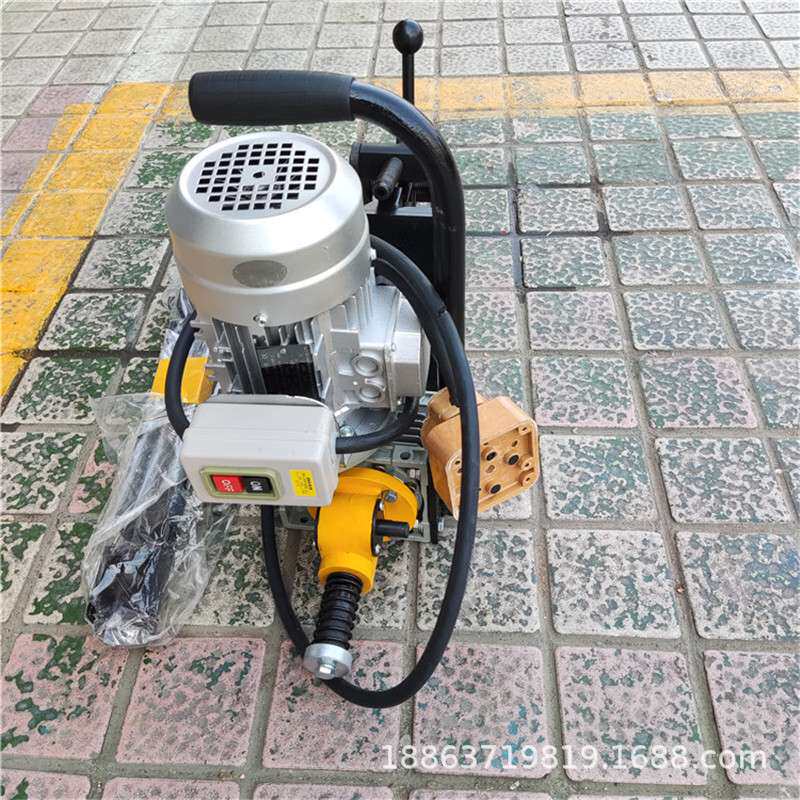 华策生产电动钢轨钻孔机 DGZ-31铁路道轨空心钻 火车轨道打孔器