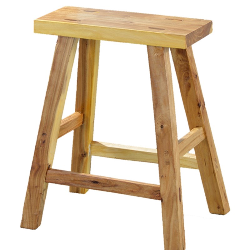 实木小板凳老榆木方凳板登高凳学生凳吧凳凳原木复古