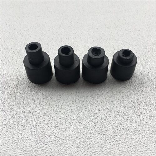 塑钢推拉门窗塑料配件凸形防撞缓冲垫橡胶移门减震防碰消音碰珠