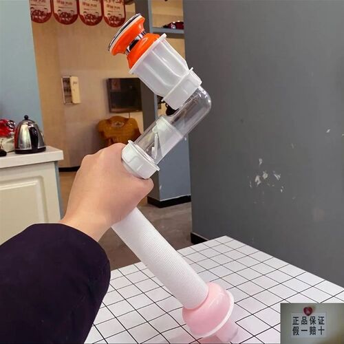 洗脸盆90度横排免打胶快装防臭下水管套装傲洁雅下水器可视洗手盆