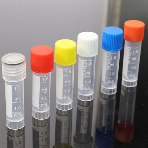 1.8ml2ml实验室冷冻管冷存管分装塑料试剂瓶带刻度每包500只