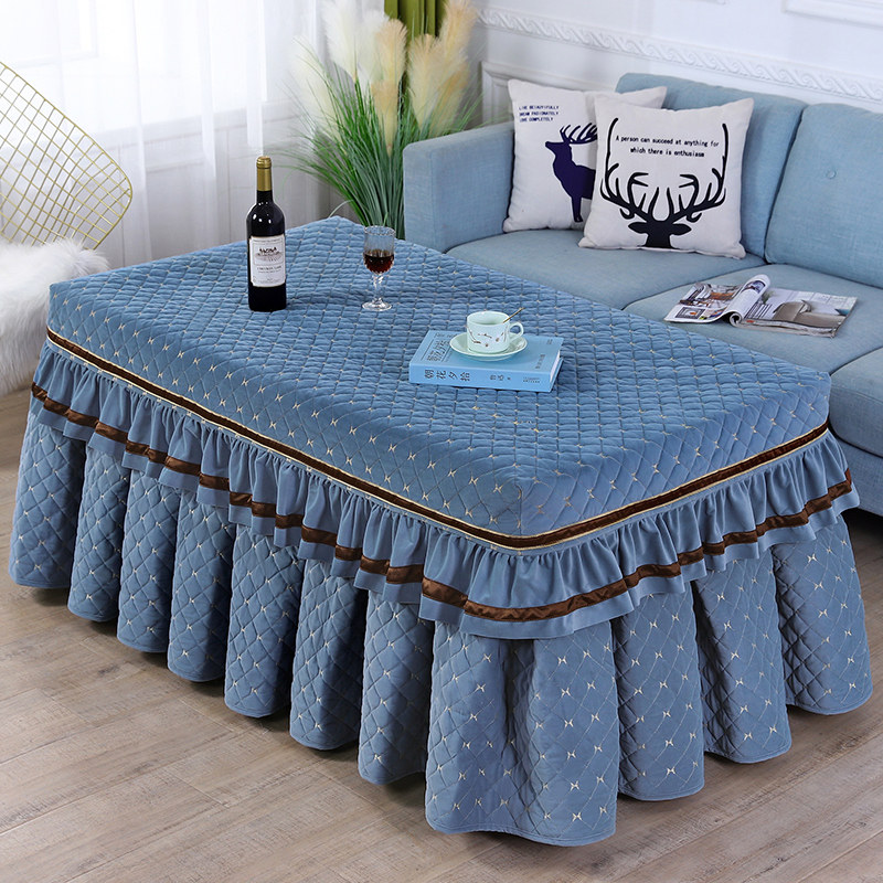 新款烤火桌子罩长方形加厚电炉罩茶几电暖炉桌布罩冬季取暖火套罩