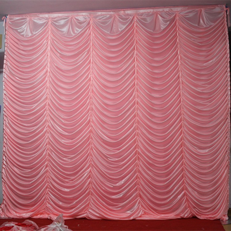 2023婚庆背景纱幔新款水波纹婚庆背景幕布鱼尾纹舞台帷幔纱幔背景