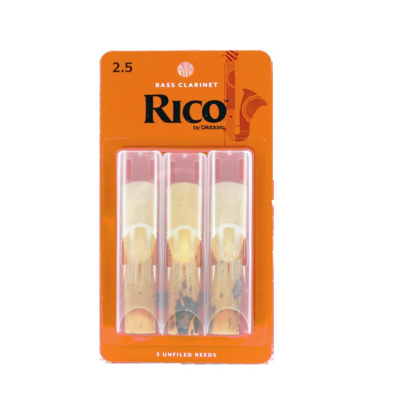 RICO哨片 黄盒 橙盒 BSS 低音 单簧管黑管 哨片 三片装 瑞口