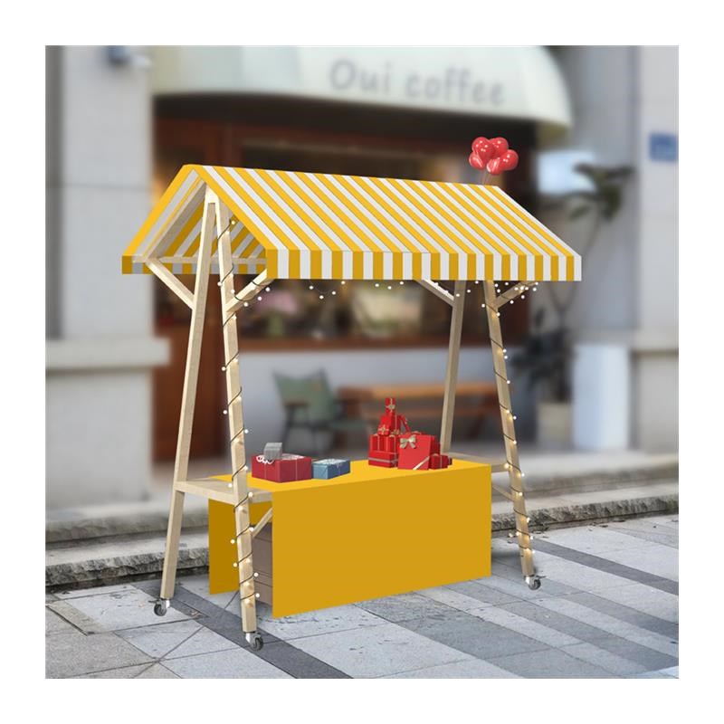 集市摊位展示架市集夜市摆摊架子花车促销展示台地摊车移动可折叠