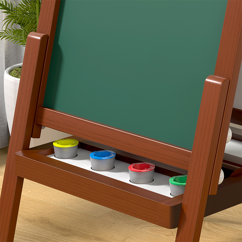 儿童画板家用小黑板支架式可擦无尘宝宝涂鸦面磁性写字板画架