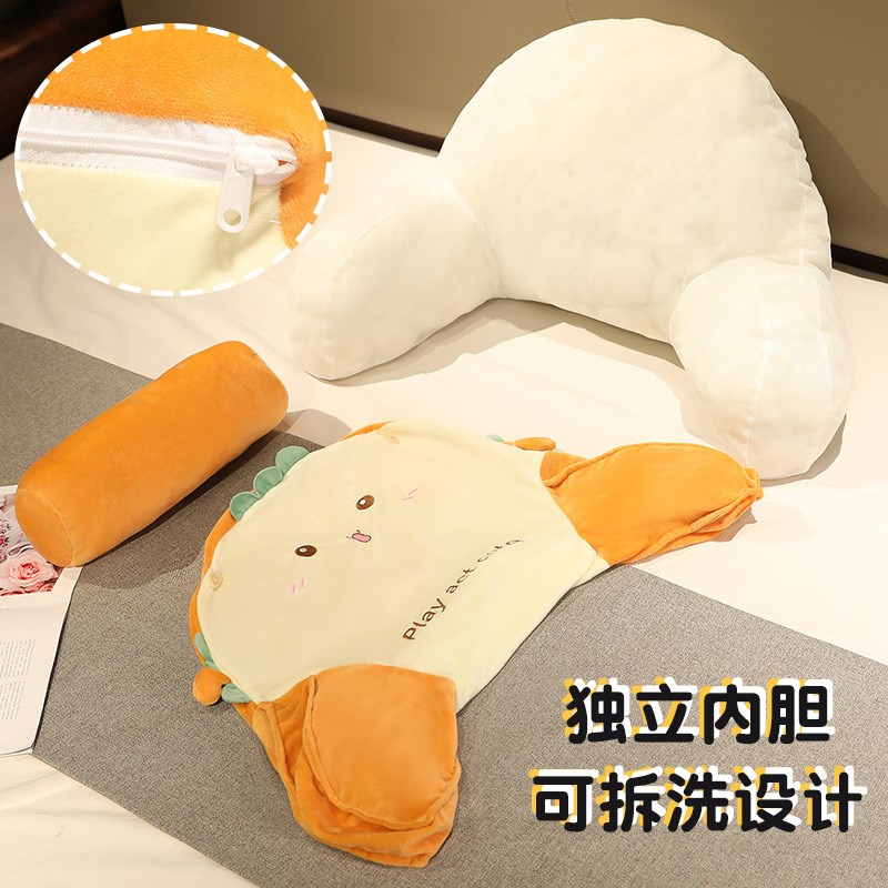 床上靠枕大靠垫护头枕腰靠护腰靠背垫久坐不累腰枕睡觉用大靠背垫