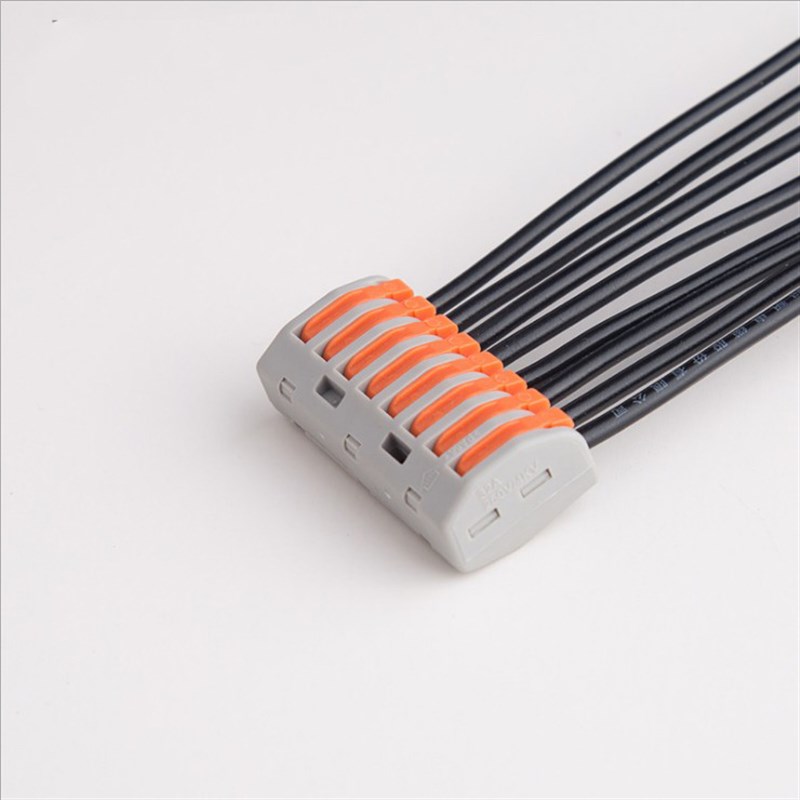 只 PCT-218八孔多功能电线连接器快速接头接线端子分线盒并线器
