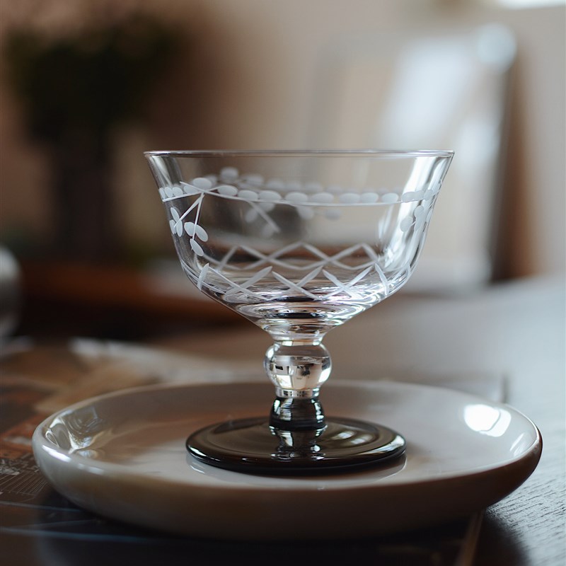 收集时光 Camus say手刻樱桃库珀杯 人工水晶手工酒杯 果汁杯