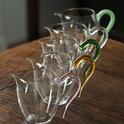 高硼硅玻璃草堂公道杯加厚耐热防烫分茶器家用功夫茶具匀杯公杯子